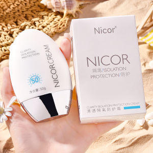 Nicor Kem Chống Nắng Spf50 + Phụ Nữ 50 Lần Không Thấm Nước Mồ Hôi Làm Trắng Hydrating Và Isolating da nhạy cảm Có Sẵn Hàng Hóa Chính Hãng