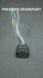 Soket Headlamp lampu depan Vario 125 150 LED Female Cewek Soket Saklar Kiri pin 8 Vario 125 150 New LED