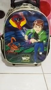 TAS TROLI DORONG ANAK BEN 10 ALIEN FORCE PREMIUM