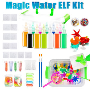 Magic Water ELF Toy KitSea Creature Water ELF Kit 3D Handmade Water Toy Aqua Fairy Toy Set for Kids For Christmas & Birthday