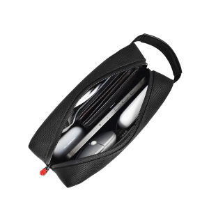 WiWU Storage Bag for Power Bank Organizer Pouch Water-resistant Handle Travel Pouch Lightweight Carry Gadgets Bags