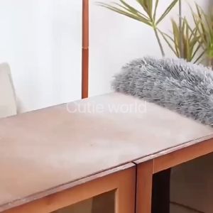 ไม้กวาดหยากไย่ ที่ปัดฝุ่น ขนแปรงไมโครไฟเบอร์ ปรับความยาว ลดความยาว ไม้ปัดฝุ่น งอตัวได้