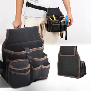 GIOGI Tas Pinggang Perkakas Teknisi Tukang Alat Pertukangan Serbaguna Waist Pocket Tool Bag 3 Layer