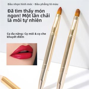Chổi Trang Điểm Môi Hai Đầu Di Động Có Nắp B33340718135409 Chổi Trang Điểm Chuyên Nghiệp Cao Cấp Chổi Trang Điểm Môi Có Nắp