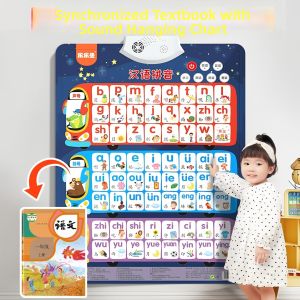 HUAZINIAO | Educational Talking Wall Chart for Learning Reading Mathematics and Pinyin