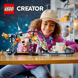 LEGO Creator 31142 Space Roller Coaster Building Toy Set (874 Pieces) Roller Coaster Toys (9 Tahun+)