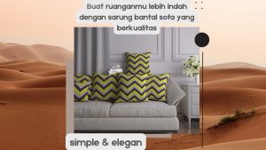 Sarung bantal kursi/Sarung Bantal Sofa Resleting Mewah Aesthetic
