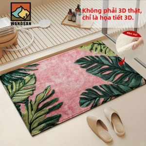 Thảm Tắm Ven Biển VIKAMA Nautical Thảm Khô Nhanh Chống Trượt Thấm Nước Có Thể Giặt Được Cho Phòng Tắm Nhà Vệ Sinh Giặt Đồ Trang Trí Nhà Cửa Polyester