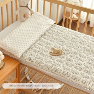 ANYOUBI | Newborn Baby Custom Thickened Cotton Breathable Mattress Pad