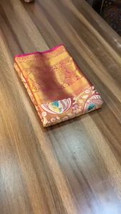 [PRE-ORDER] KANJIVIRAM PATTU SILK SILVER ZARI SAREE {ETA:2025-12-31}