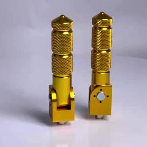 Universal Pedals Folded M8" 5/16IN Thread Footrest Footpeg For Motorcycles Bicycles Electric Vehicles Mopeds Karts