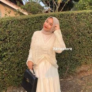 BLOUSE SERUT KNIT JARING KOREAN STYLE