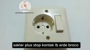 Saklar Engkel Plus Stop Kontak IB Arde Broco Asli Berkualitas