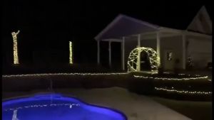 LED colored lights 12 meters 100 lights [solar type] LED彩灯12米100灯【太阳能款】