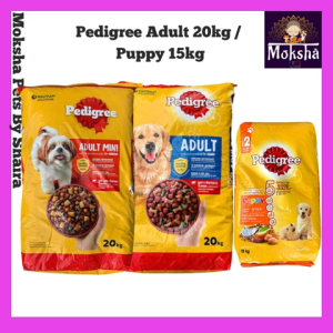 Pedigree Dog Food Adult/Mini/Puppy 20kg 15kg