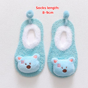 0-6 Months Baby Socks with Grippers for Newborn Baby Cartoon Socks