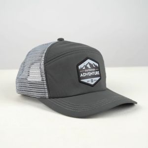 Topi Jaring Kanvas Trucker Adventure Abu-abu Zarventure
