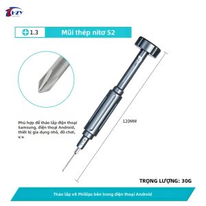 Bộ Tua Vít Chính Xác HZY 6 Món Dùng Sửa Chữa Điện Thoại Di Động Bộ Dụng Cụ Tháo Lắp Chắc Chắn Chính Xác Dành Cho Người Lớn (nam/nữ)