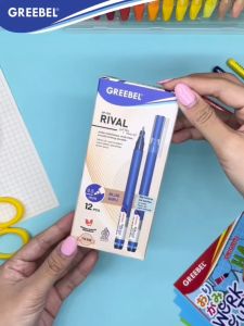 GREEBEL PULPEN GEL RIVAL GP-502 0.5 BIRU / BALLPEN BALLPOIN GEL PEN
