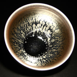 Black Glaze Ceramics Jian Zan Tea Cup Iron Bowl Maitreya Host Cup Chinese Style Vintage Reconstructed Photography Tea Utensils