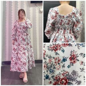 0RD FASHION - YICO DRESS / LONG SMOCKED / Long Dress Diora