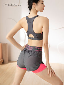 ชุดโยคะวิ่งฤดูร้อนสำหรับผู้หญิง Meisu Breathable Quick Dry Fitness Sportswear Yoga Running Set ชุดกีฬาสปอร์ตสำหรับผู้หญิง