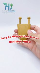 Dụng Cụ Mát Xa Mũi Làm Đẹp Da Và Mắt Bằng Gỗ Thơm /Hình Con Ve - HAHANCO MH861