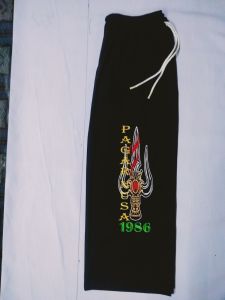 Celana pagar nusa Bordir motif Trisula