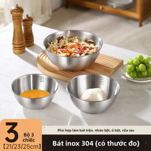 YONGLE | Bát Inox 304 Đa Năng Cấp Thực Phẩm