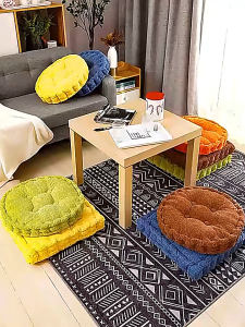 Supermarket Thicken Square Seat Cushion Soft Sofa Pillow Comfy Tatami Cushion Office Home Chair Cushion M40-C018