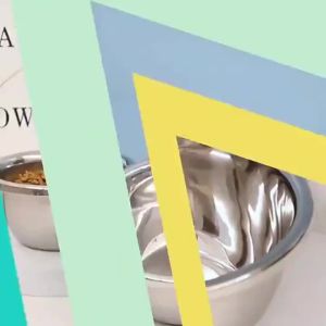 KEMORELA Large Stainless Steel Dog Bowls Metal Premium Bowl for Pets Sturdy and Durable Thick Smooth Metal Food and Water Dishes