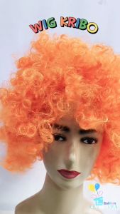 Wig pink / Rambut Palsu Kribo Allsize / Wig Badut / wig costplay