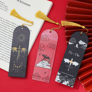 Fourth Wing Dragon Acrylic Bookmarks Fantasy Gothic Bookmarks Bookworms Book Fans Book Markers Student Study Stationery