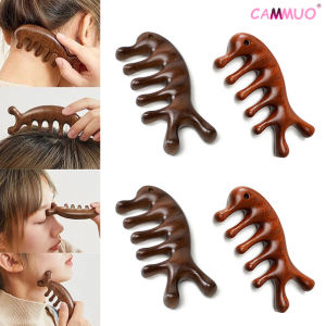 Cammuo Anti Static Sandalwood Scalp Comb Health Comb Multi-Purpose Meridian Massage Head Large Sandalwood