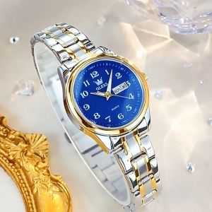 OLEVS 5567 Luxury Womans Quartz Watches With Stainless Steel Calendar Lady Classic Wrist Watch Fashion Waterproof Wrist