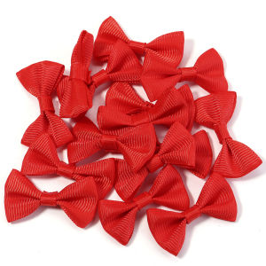 30pcs/lot 40mm*25mm Ribbon Bow Tie Baby Girl Ribbon Bow Pet Bowknot Craft DIY Wedding Decor Hair Accessories