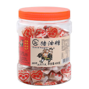 Authentic Chaozhou Pig Oil Candy 400g Jar Traditional Snack Nostalgic Gel Candy from Shantou City Guangdong Province