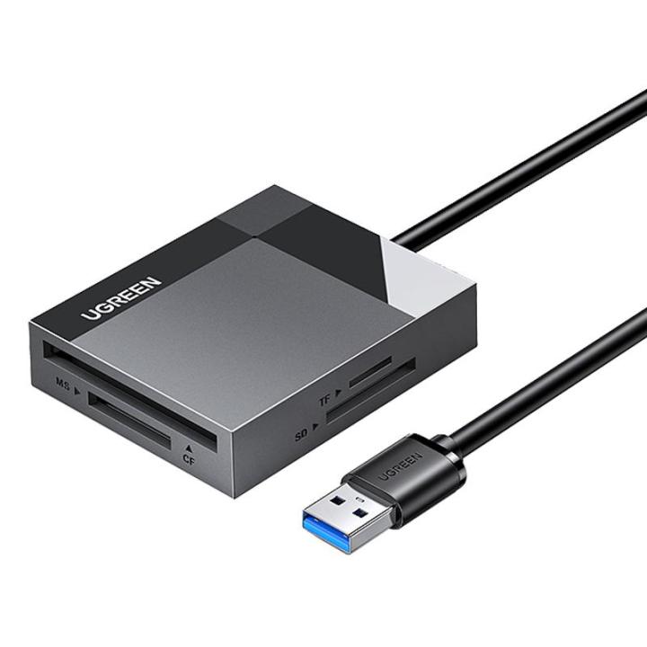 UGREEN | Multi-format Card Reader CF SD TF MS 4-in-1 USB 3.0 | Lazada PH