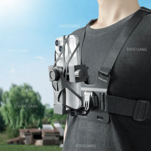 YOOCUANG | Đế Kẹp Điện Thoại Đeo Ngực Góc Nhìn Thứ Nhất