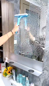 ที่เช็ดกระจก ยางปาดน้ำสองชั้น (Double blade) สามารถปาดน้ำได้ง่ายดายเพียงครั้งเดียว ปาดได้อย่างหมดจด