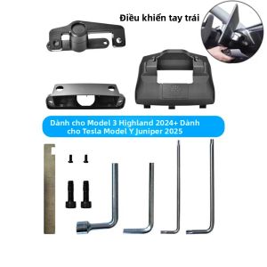 Bộ Giá Đỡ Xoay Màn Hình 4 Hướng Dành Cho Tesla Model Y/3/Model 3 Highland 2025 Giá Đỡ Xoay Cho Hệ Thống Định Vị GPS Hợp Kim Nhôm