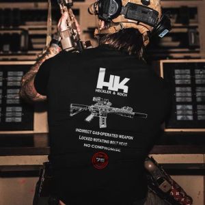 American Loose Printing Mens Military Fans Summer Cotton Short-sleeved Round Neck Oversize T-shirt Outdoor Comfortable Top Y2k