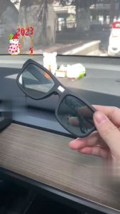 Cyxus polarized sunglasses  anti-blue light glasses 0.1 Second Smart Photochromic Sunglasses anti-blue light glasses TR90 Frame Liquid Crystal Lenses  P1153B02