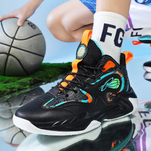 ORNGMALL High Quality Sport Shoes Men Basketball Sneakers Mens Wear-resistant Non-slip Training Basketball Shoes Suitable for Daily Life and Sports Big Size 39-48