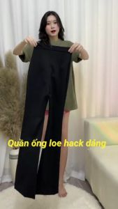 Quần legging ống loe dáng dài siêu tôn dáng THỜI TRANG KENCHI 888