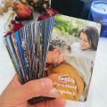 Heart Hidden Secrets Oracle Deck, ไพ่ทาโรต์รัก, เผือกทํานายสําหรับผู้เริ่มต้น, คําทํานาย, เวอร์ชันภาษาอังกฤษ, 12x7 ซม., 78 ใบ. 