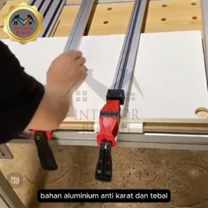 Klem Kayu Pres Jepit Aluminium: Alat Pemandu Potong Kayu Serbaguna