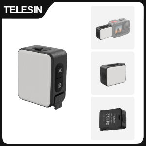 TELESIN Quick Release Fill Light Mini Waterproof Selfie Light For DJI OSMO Action 2 3 4 5pro Mini Selfie Light For Action Camera