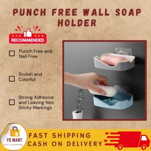 YG Mart Stylish Punch-free Soap Wall Holder