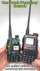 Baofeng UV-K61 Walkie Talkie Multi Band 2500mAh Battery Type-C Fast Charging AM FM DTMF Wireless Copy Frequency Long Range Two Way Radio COD Green